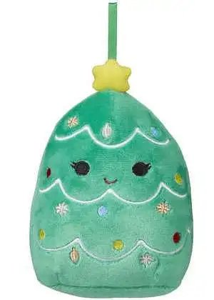  Squishmallows 4 Mini Plush Christmas Tree Ornaments