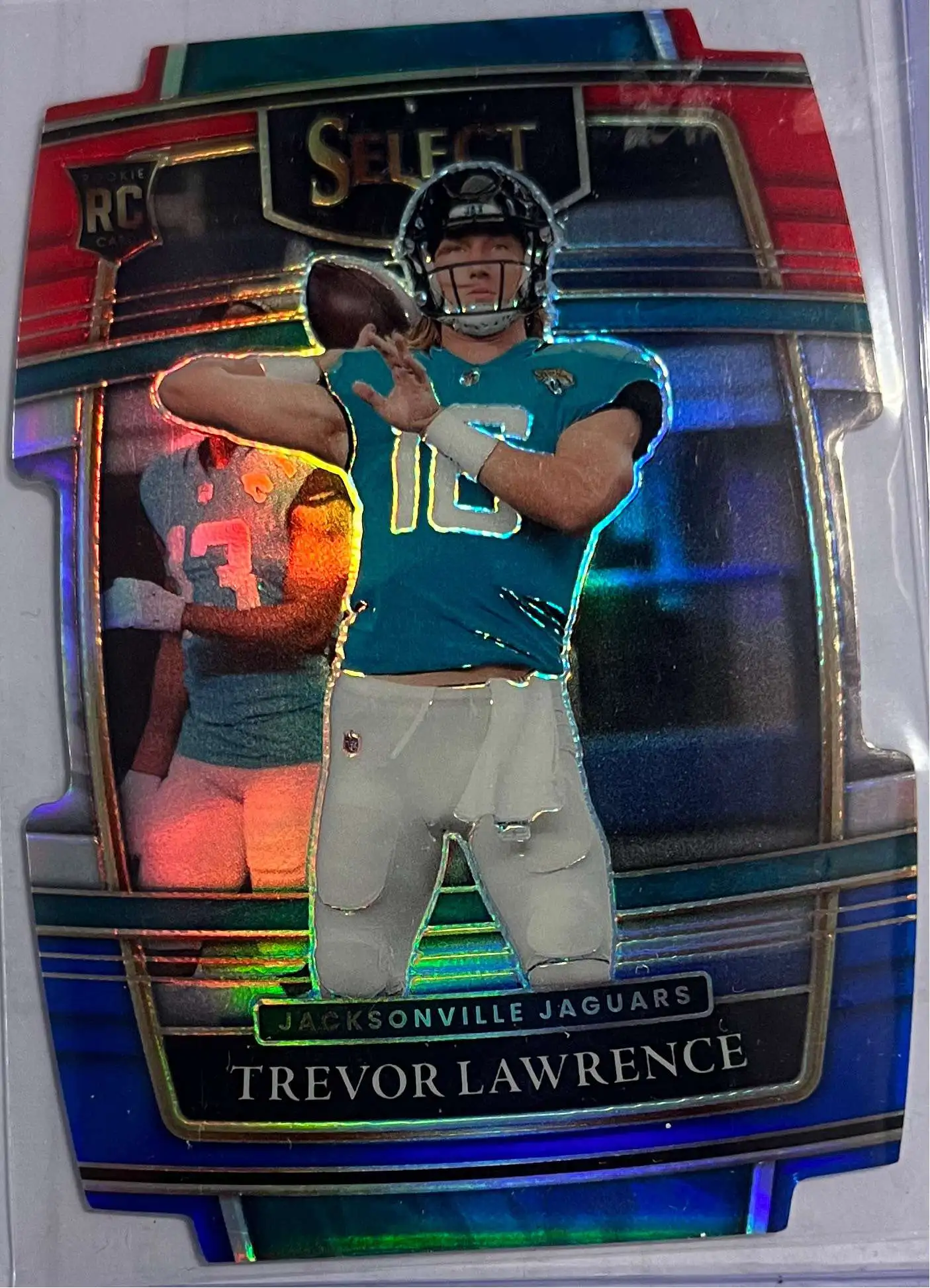 Trevor Lawrence 2021 Select Concourse Orange Die-Cut #43 Price