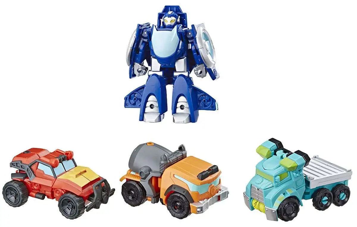 Transformers Rescue Bots Academy Medic the Doc-Bot Hot Shot Wedge Construction. 