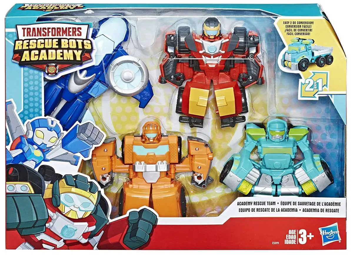 Transformers Playskool Heroes Rescue Bots Academy Hot Shot, Whirl