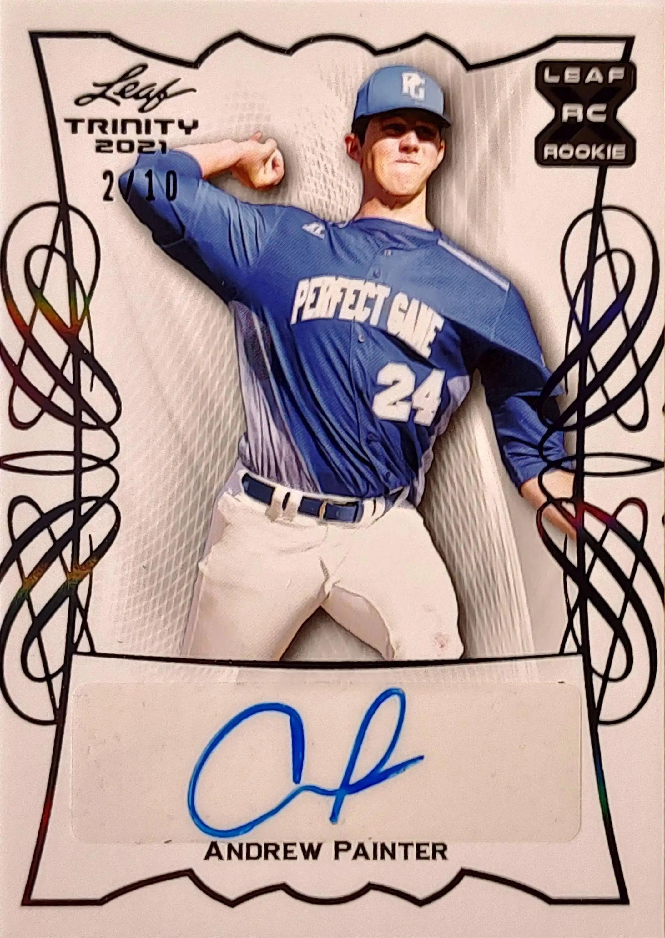 MLB Leaf Trinity 2021 Andrew Painter BA-AP1 [Rookie, Autograph, 2/10]
