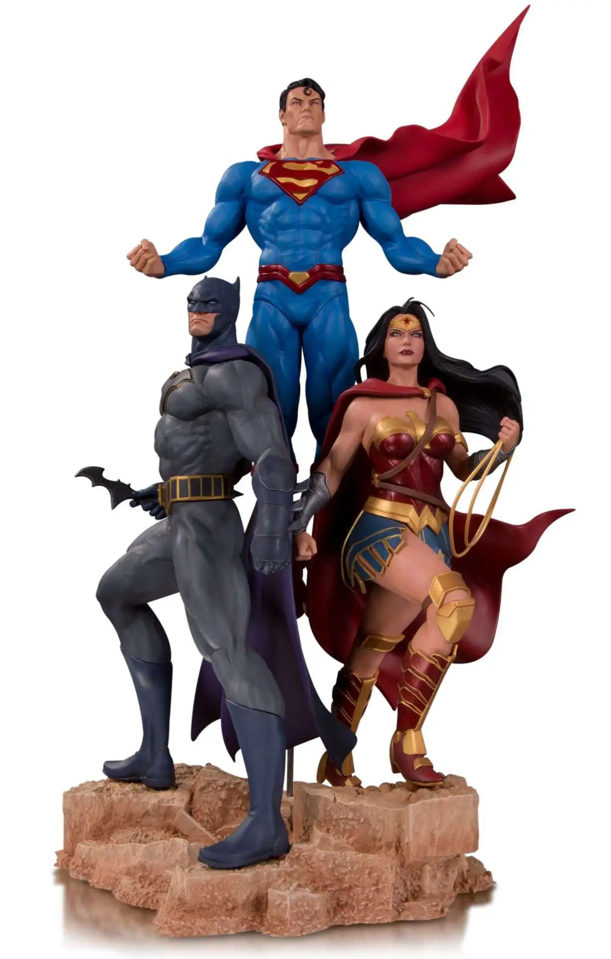 DC Designer Series Trinity Superman, Batman Wonder Woman  Statue Jason  Fabok DC Collectibles - ToyWiz