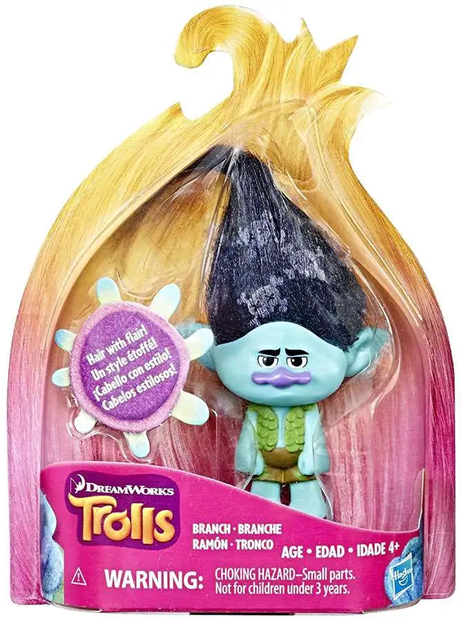 Trolls Branch Action Figure [Hair with Flair, Damaged Package]