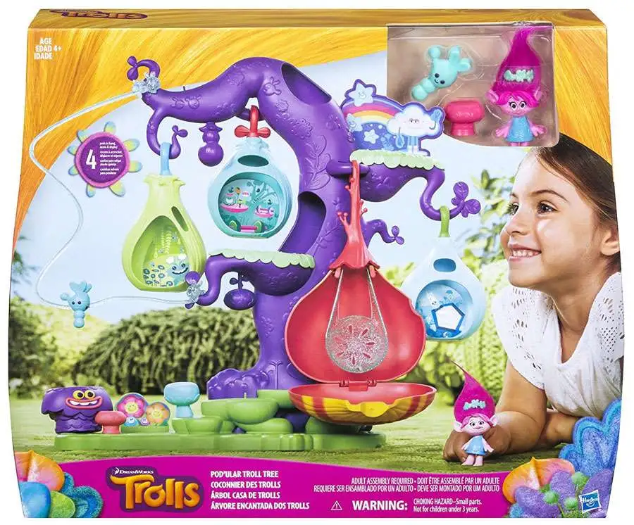 Trolls Pod'ular Troll Tree Playset [Damaged Package]