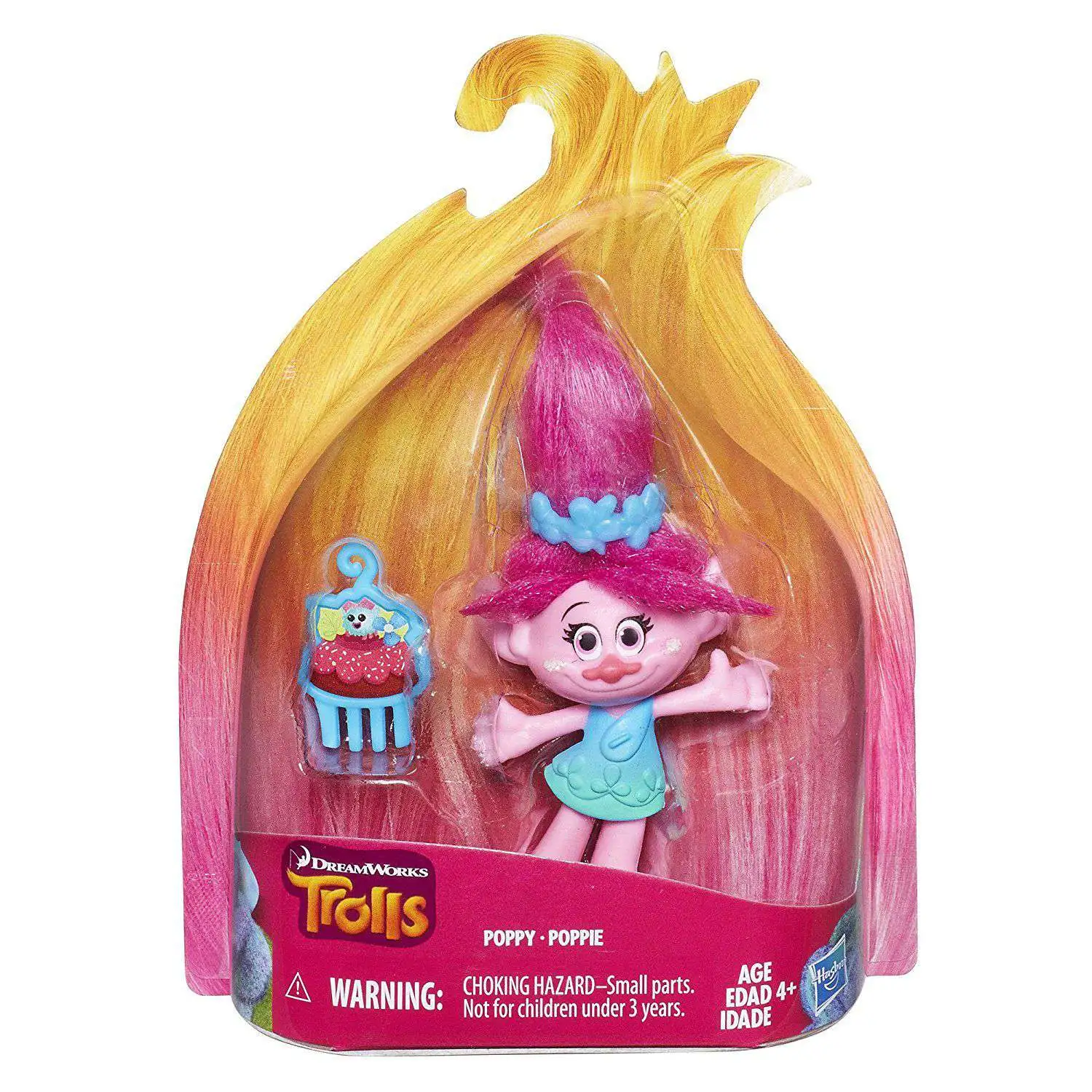 Trolls ~ POPPY FIGURE ~ Small Troll Town Collectibles Series 