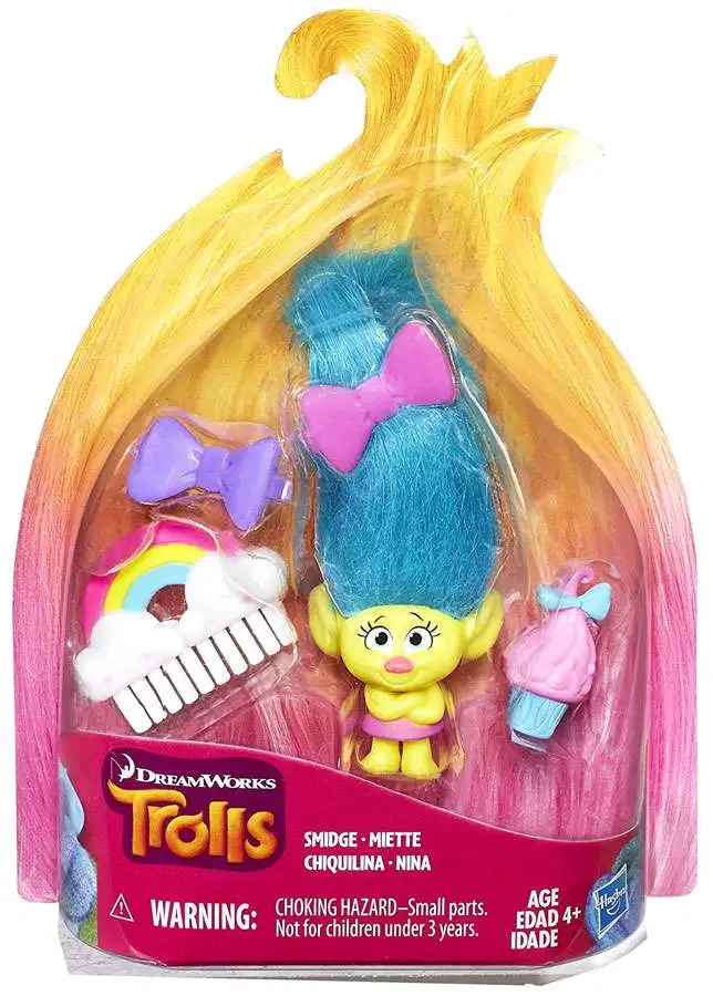 Trolls Troll Town Smidge Action Figure Loose Hasbro Toys - Toywiz