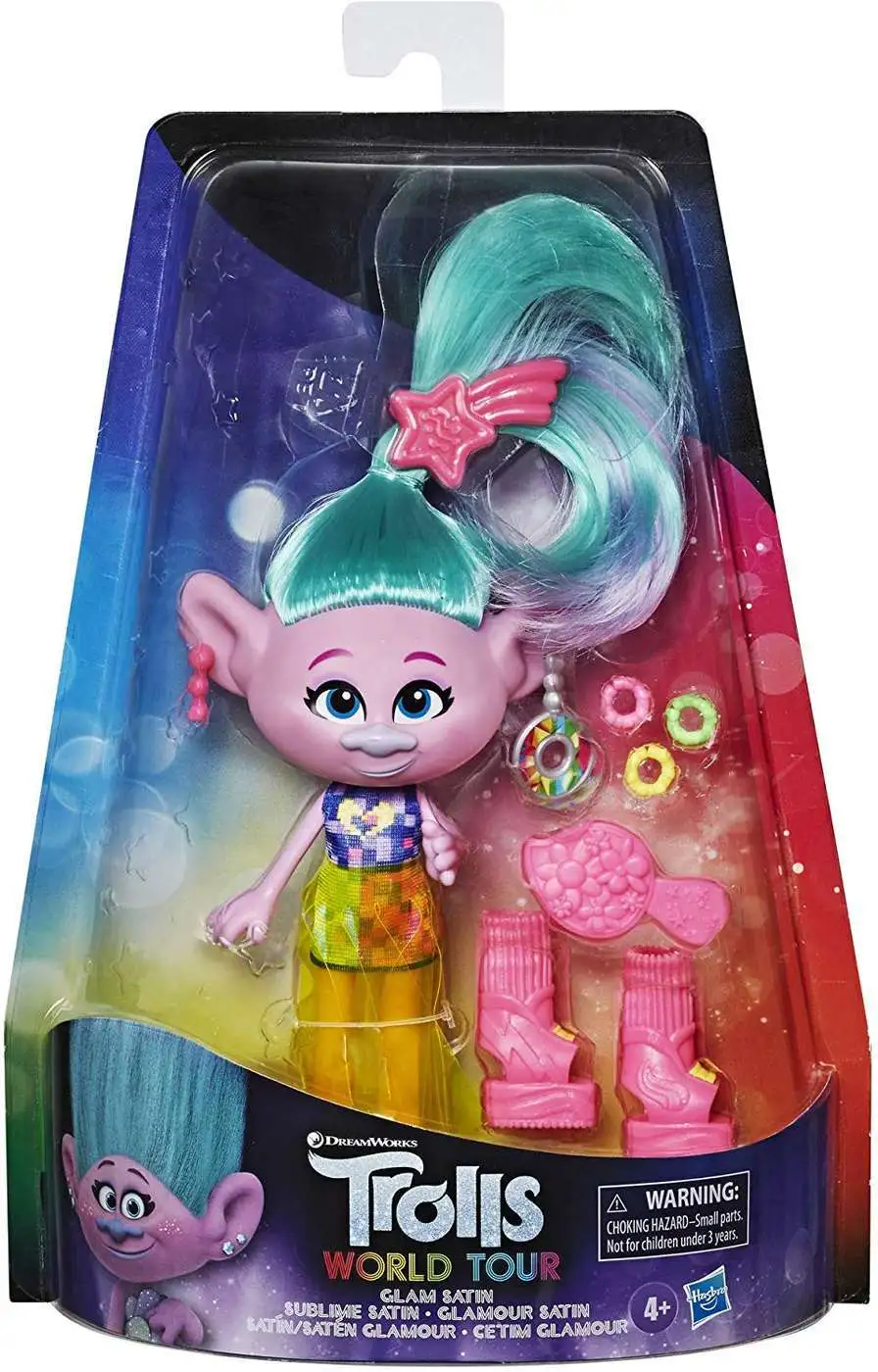 Trolls World Tour Glam Satin 2 Figure Hasbro Toys - ToyWiz