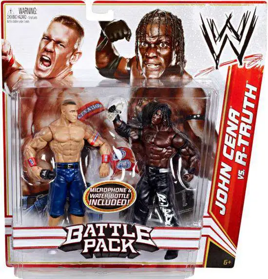 WWE Wrestling Battle Pack Series 13 John Cena vs. R-Truth Action Figure 2-Pack [Damaged Package]