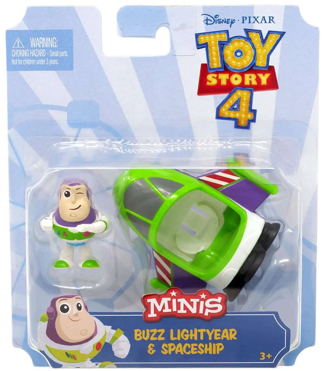 Disney Pixar Toy Story 4 MINIS Buzz Lightyear Spaceship Mini Figure Vehicle  Mattel - ToyWiz