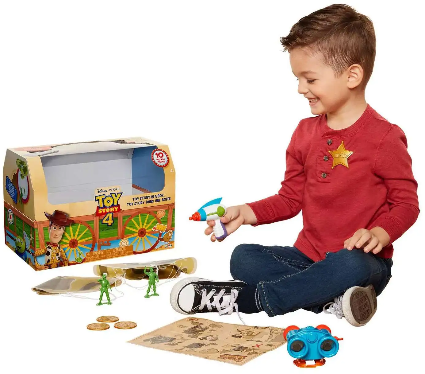 Disney Pixar Toy Story 4 Toy Story In A Box Playset Jakks Pacific ToyWiz