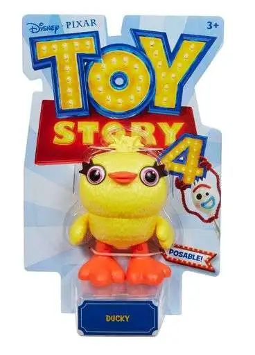 Disney / Pixar Toy Story 4 Posable Ducky Action Figure [Damaged Package]