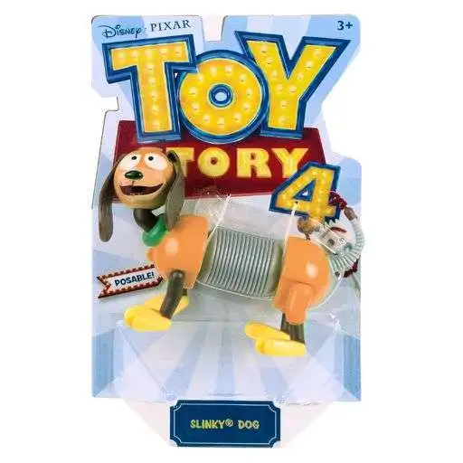 Posable Character Figure for 4.4" Tall Disney Pixar Toy Story 4 Slinky Figure 