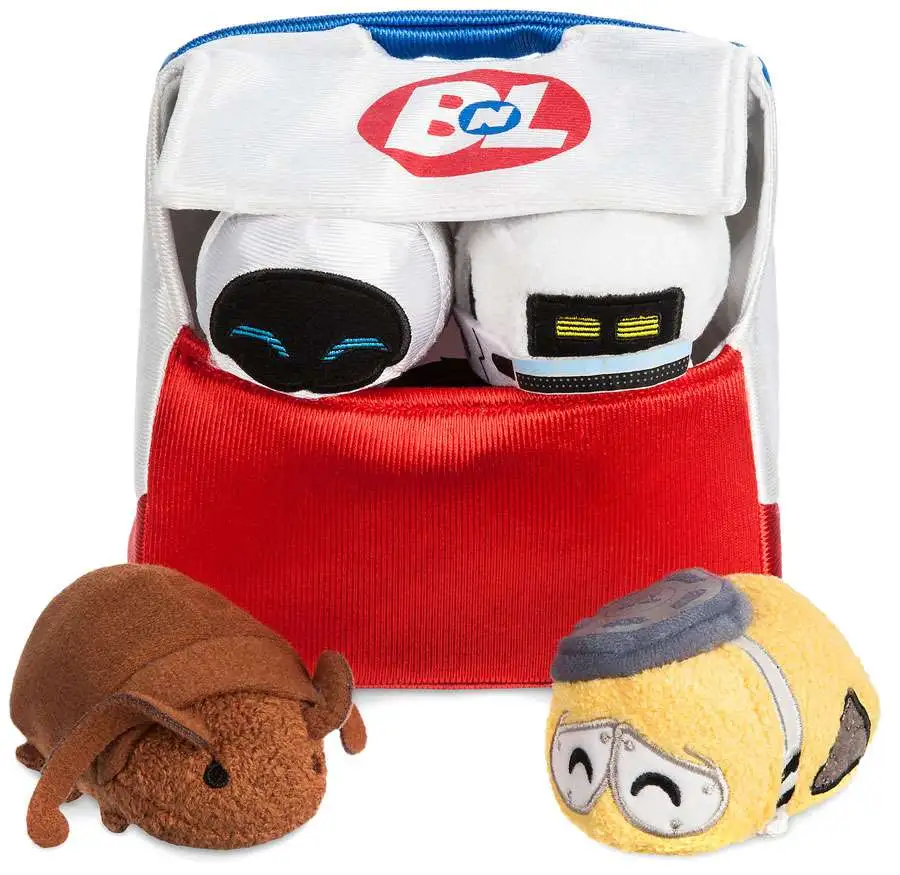 Disney / Pixar Tsum Tsum Wall-E 10th Anniversary Exclusive Mini Plush 4-Pack Set