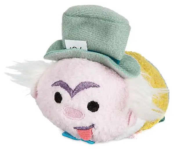 3.5" New Tsum Tsum Cheshire Cat in hat Alice in Wonderland mini plush Toy Doll 