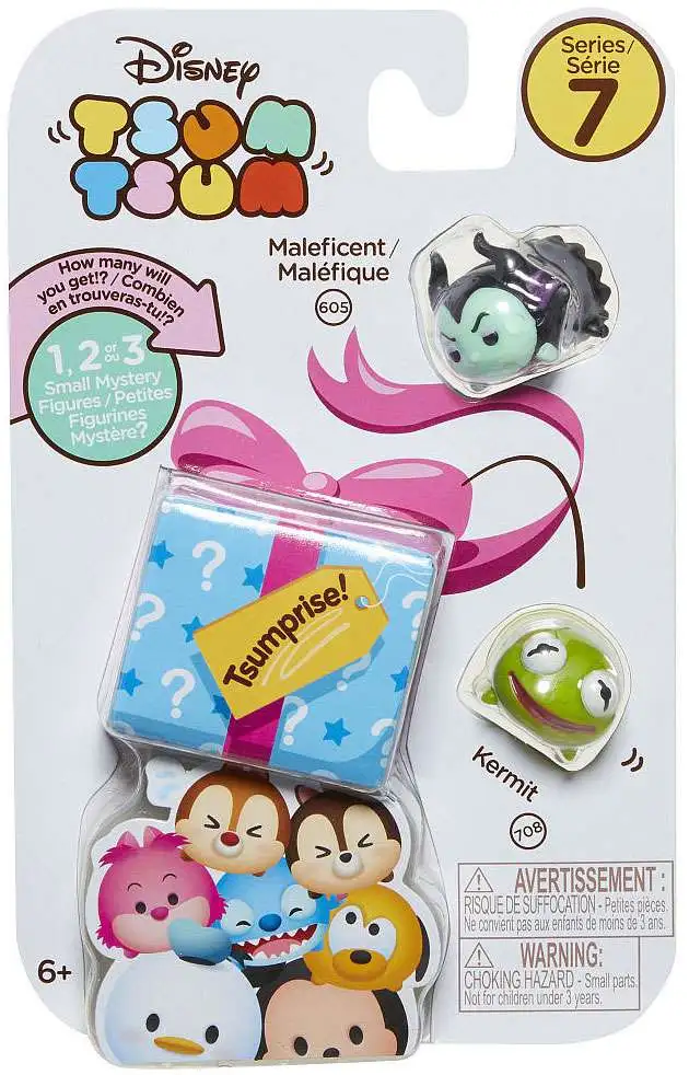 Disney Tsum Tsum Series 6 3 Pack Tsparkle Tsurprise Peter Pan Anna Mickey 