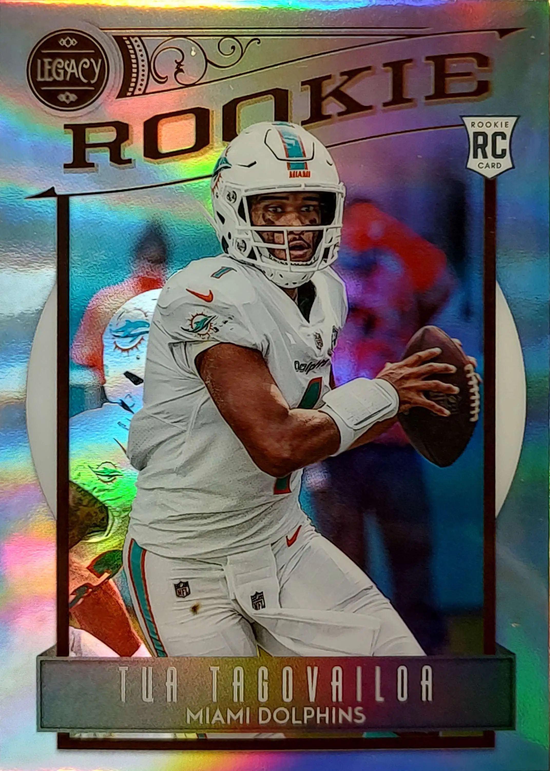 NFL 2020 Panini Chronicles Legacy Single Card Silver Holo Prizm Tua  Tagovailoa 202 Rookie - ToyWiz