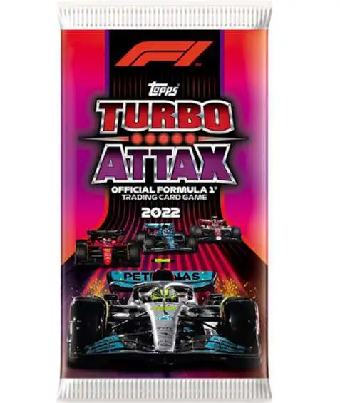 Formula 1 Turbo Attax 2022 Racing Trading Card RETAIL Pack [10 Cards]