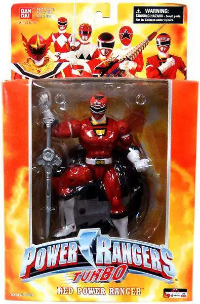 salto Derribar Bergantín Power Rangers Turbo Deluxe Collector Figures Turbo Red Ranger Action Figure  Bandai America - ToyWiz