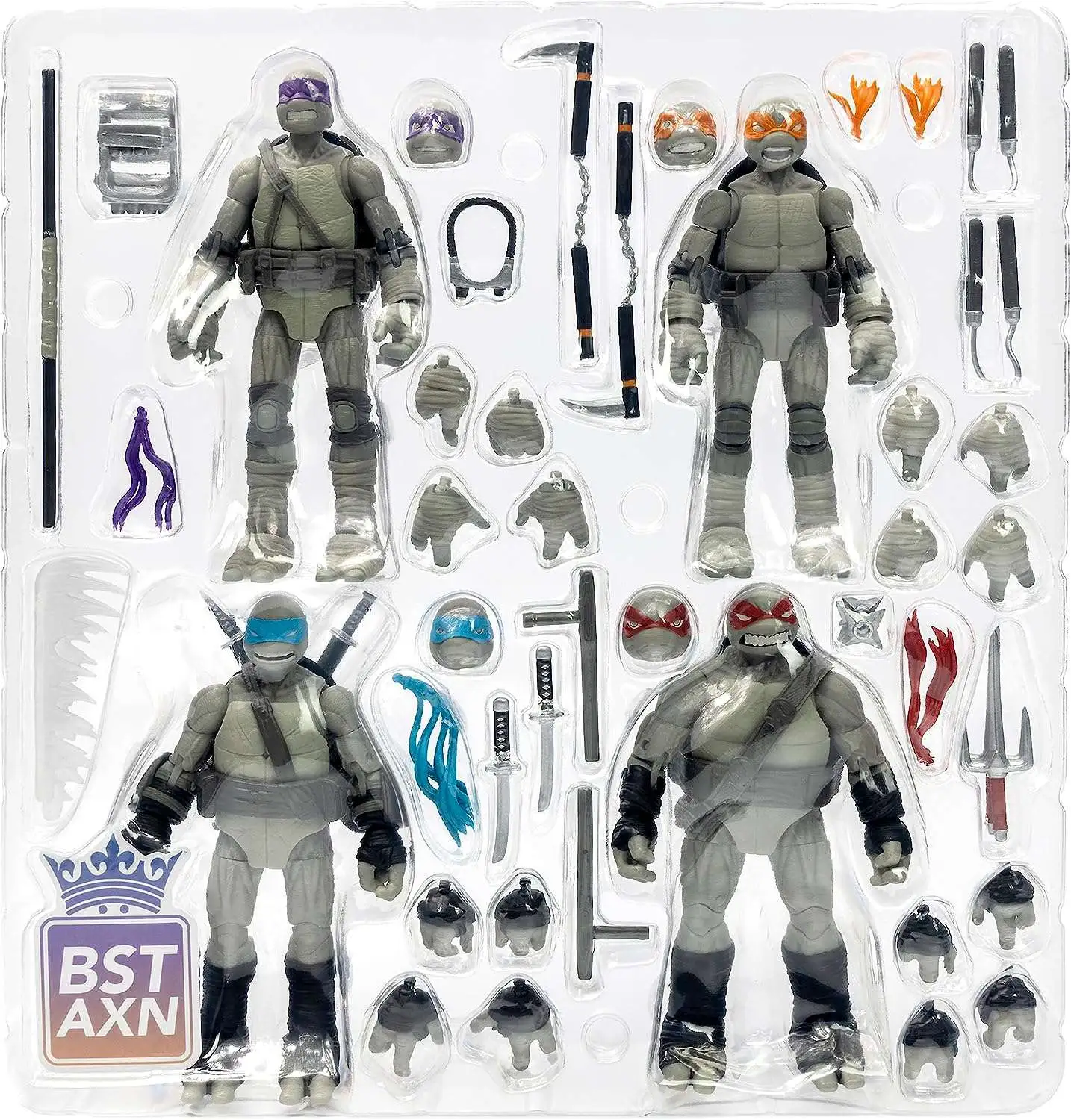 Teenage Mutant Ninja Turtles BST AXN Super Shredder 8 Action Figure The  Loyal Subjects - ToyWiz