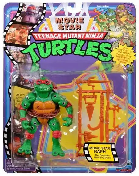 Teenage Mutant Ninja Turtles 1990 Movie Star Raphael Action Figure [Limited  Edition]
