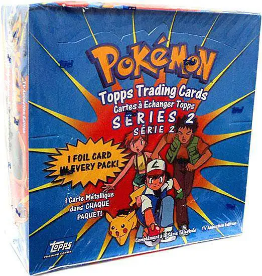 Pokemon Topps TV Animation Series 2 Trading Card Box 36 Packs - ToyWiz
