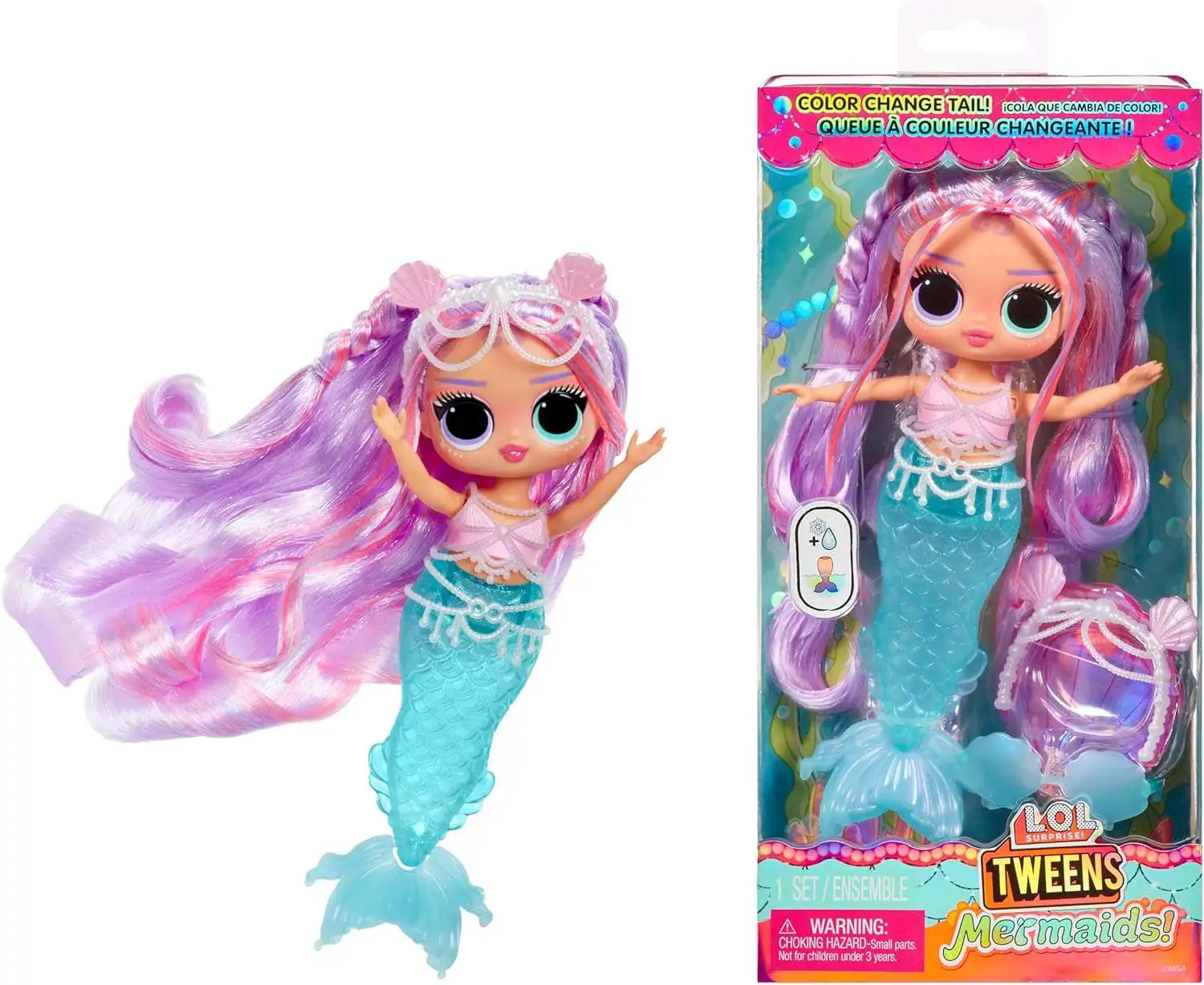 LOL Surprise Tweens Mermaid Lana Marine Fashion Doll [Color Changing Tail]