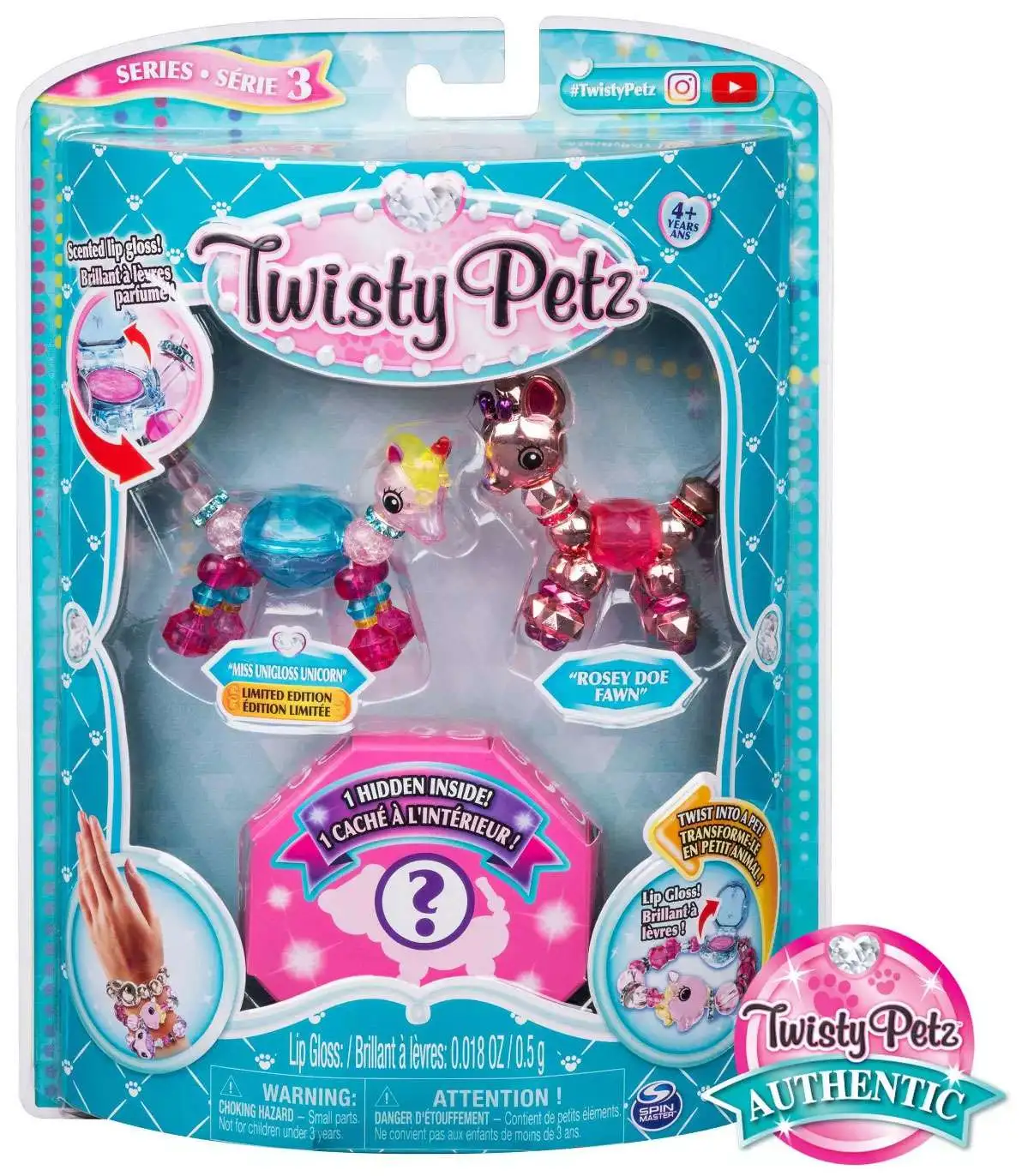 Twisty Petz Series 3 Miss Unigloss Unicorn Bracelet for sale online 