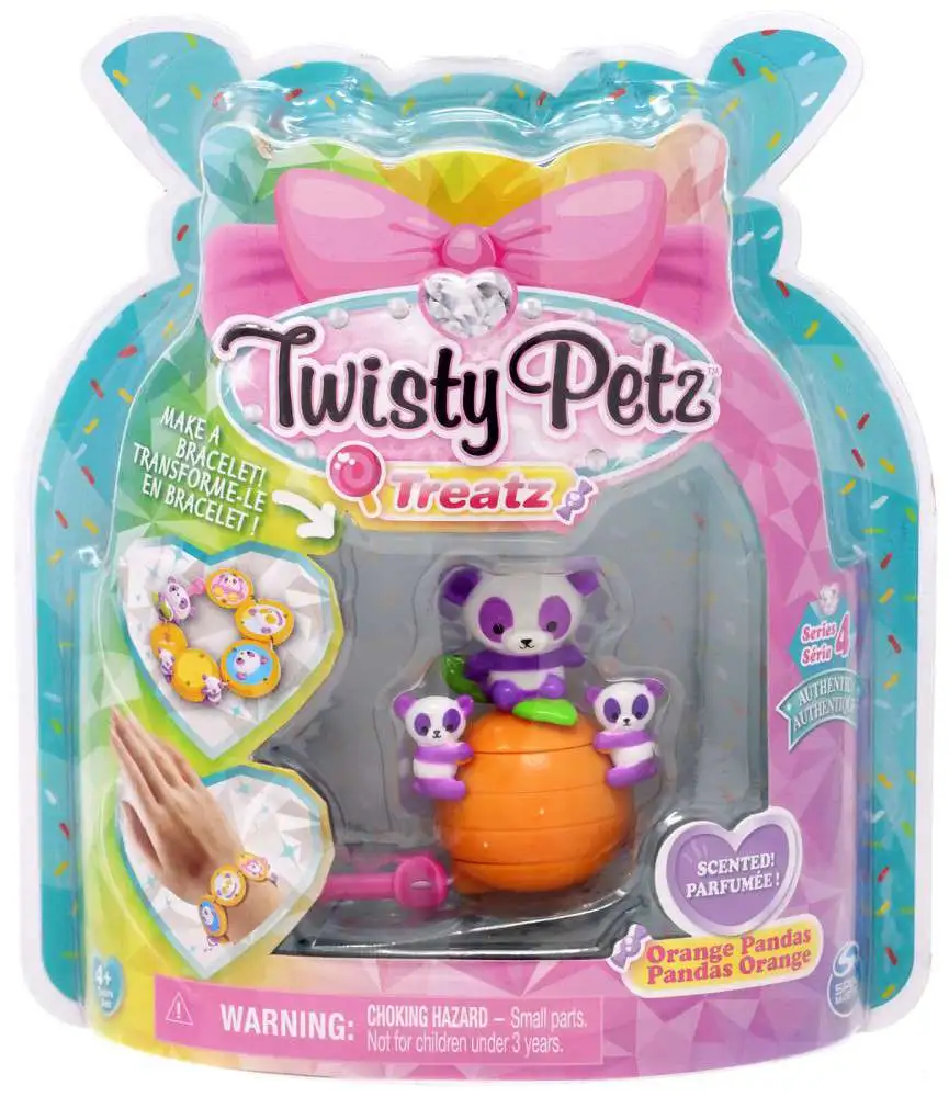 Twisty Petz Treatz Series 4 Orange Pandas Bracelet