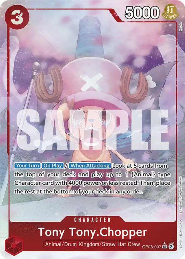 one piece tcg chopper deck Tony Tony.Chopper OP08-007 SR (Two Legends set) English  Fitted BLVD Wisdom Artist This deck : r/OnePieceTCG