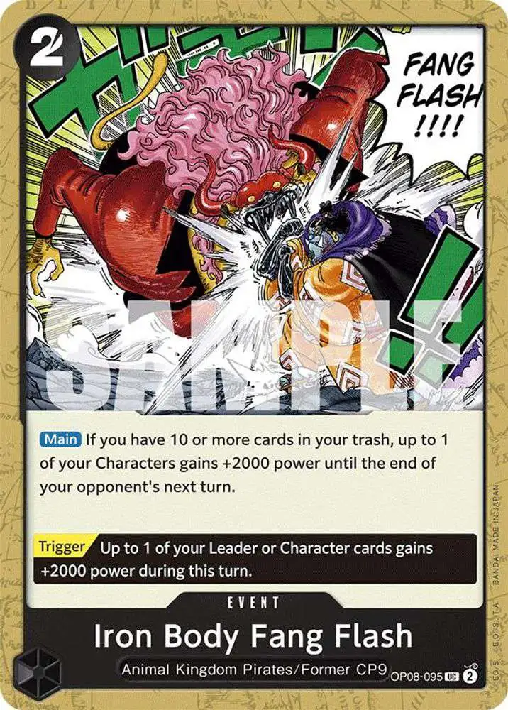 One Piece Trading Card Game Two Legends Single Card Uncommon Iron