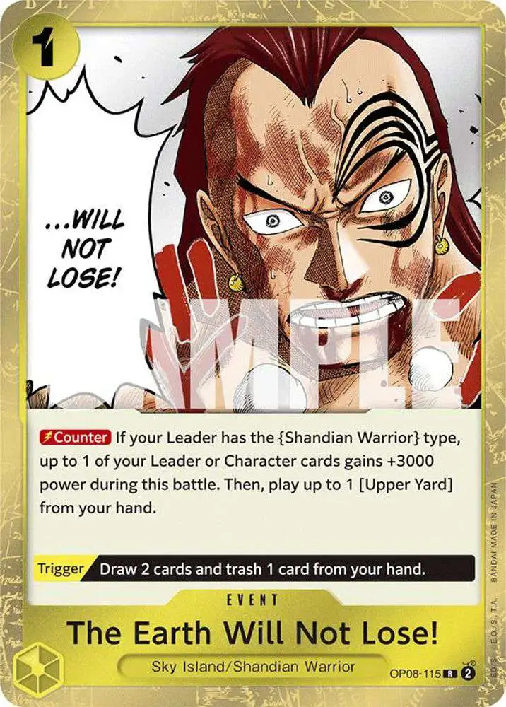 One Piece Trading Card Game Two Legends Single Card Rare The Earth