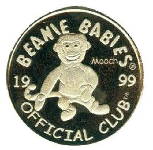 Beanie Babies Mooch Silver Coin [Loose]