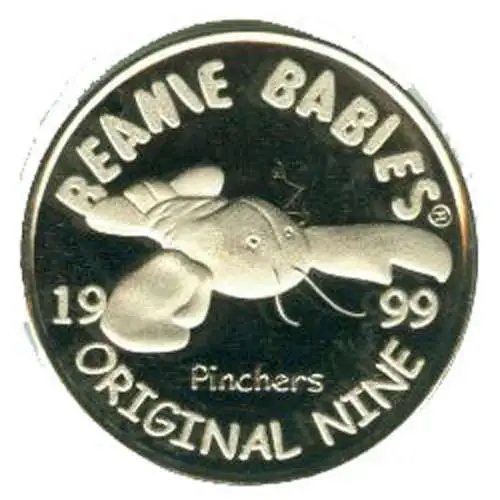 Beanie Babies Pinchers Silver Coin [Loose]