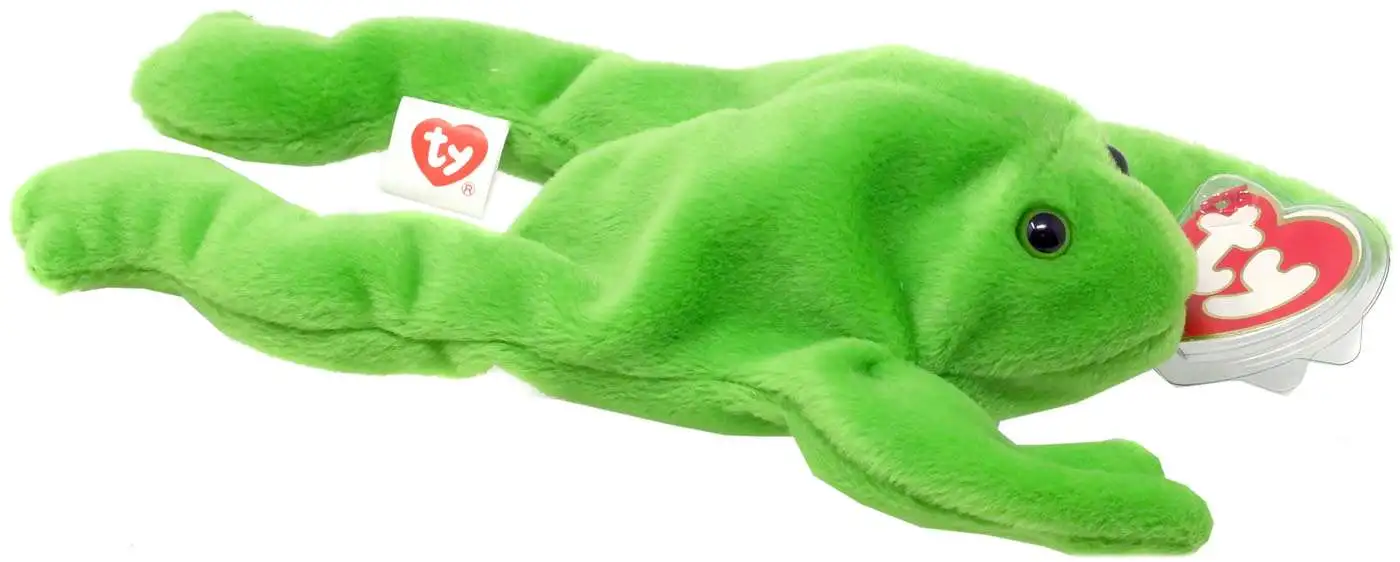 Beanie Babies Legs the Frog Beanie Baby Plush 3rd Gen Hang Tag, 2nd Gen  Tush Tag Ty - ToyWiz