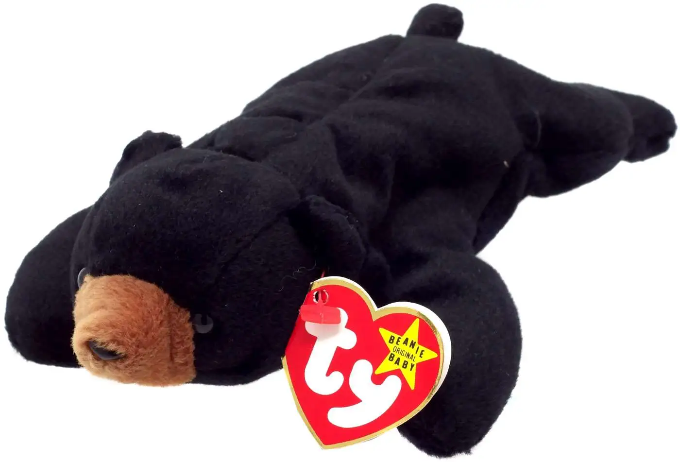 Ty Beanie Baby Blackie The Bear Plush Toy for sale online 