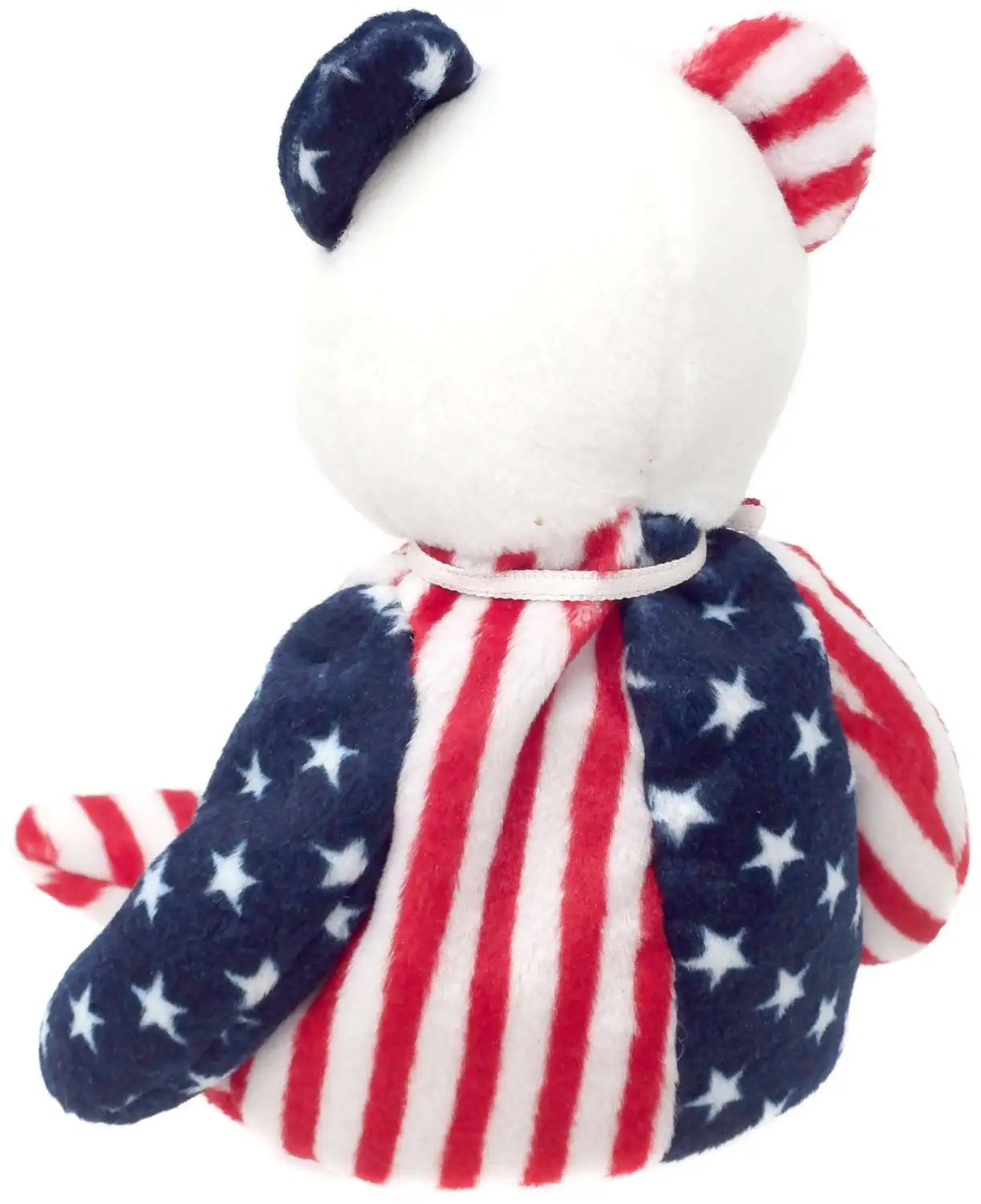 Beanie Babies Spangle the American Bear Beanie Buddy Plush No Hang Tag