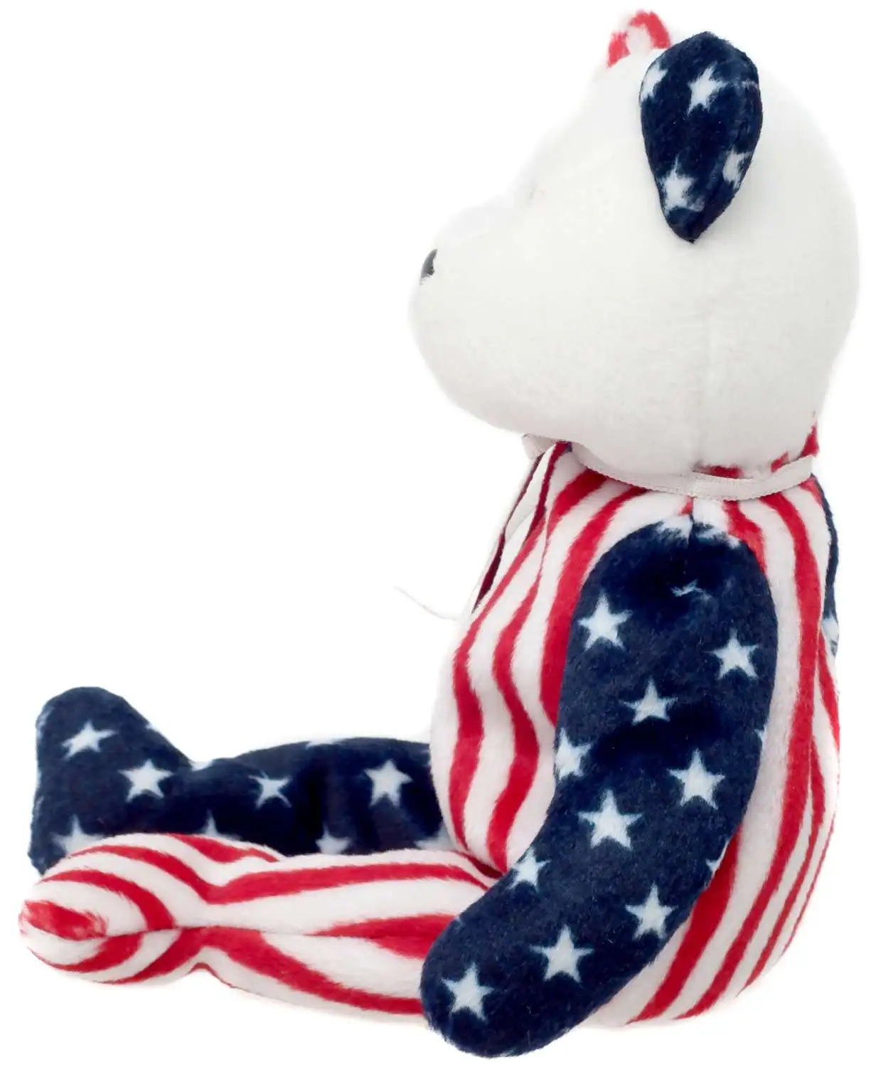 Beanie Babies Spangle the American Bear Beanie Buddy Plush No Hang Tag