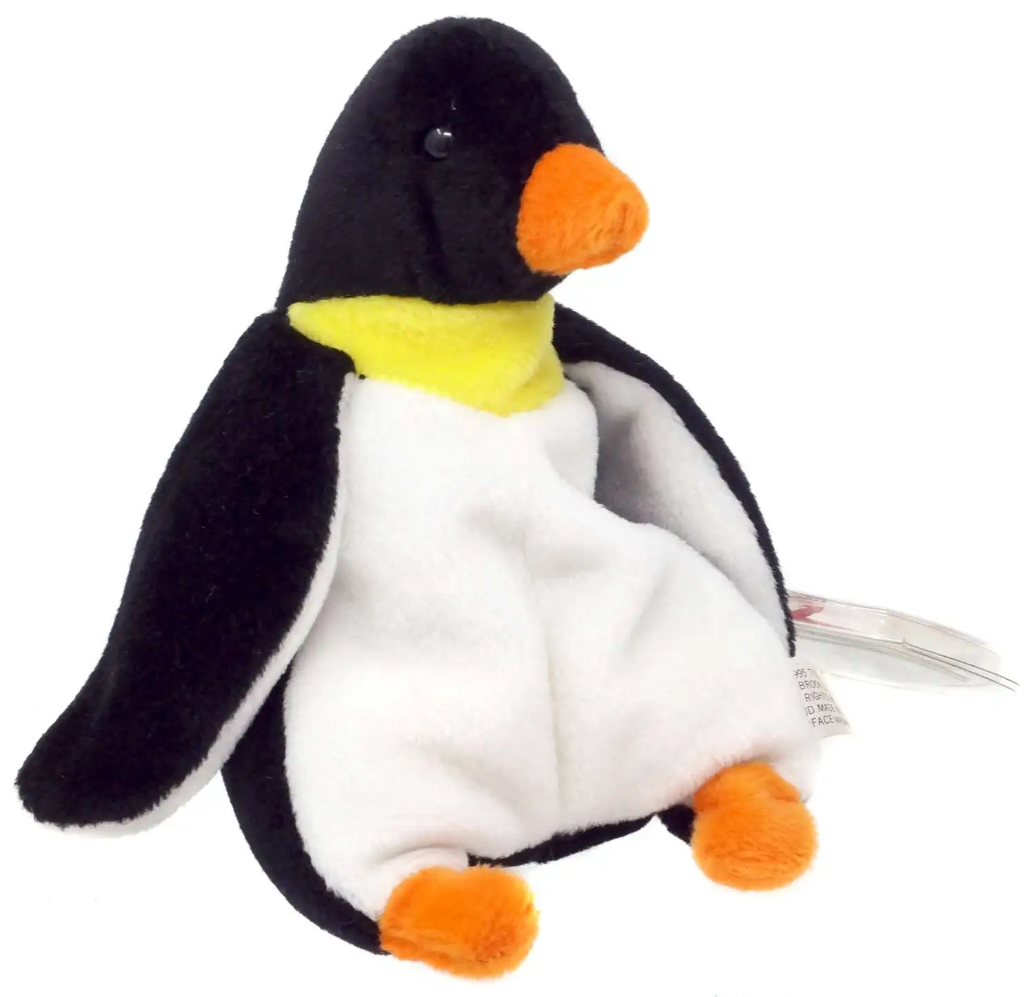 Beanie Babies Waddle the Penguin Beanie Baby Plush 3rd Gen Hang Tag ...