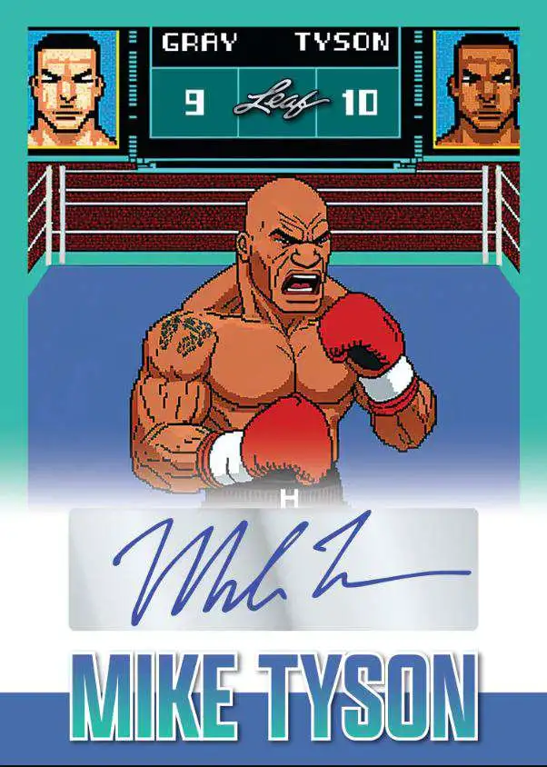 Boxing 2023 Leaf Reimagined Mike Tyson 1 of 391 Autographed Single Card