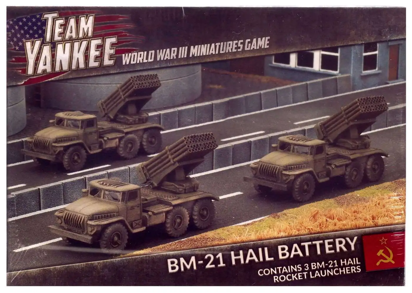 Team Yankee BM-21 Hail Battery Miniature
