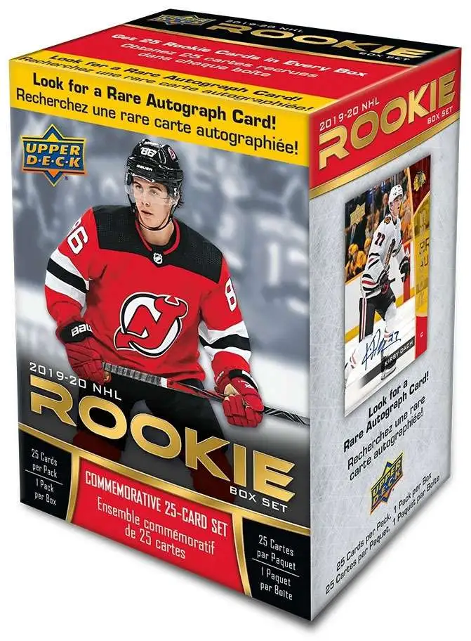 Upper Deck 2019-20 NHL Rookie Trading Card Box Set [25 Cards]