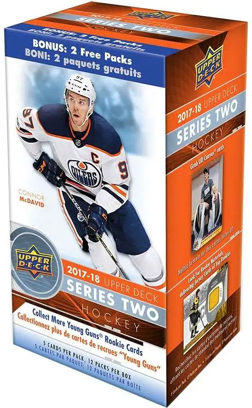 NHL Upper Deck 2017-18 Series 2 Hockey Trading Card BLASTER Box [12 Packs]