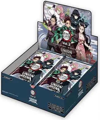Union Arena TCG Demon Slayer Kimetsu no Yaiba Volume 2 Booster Box