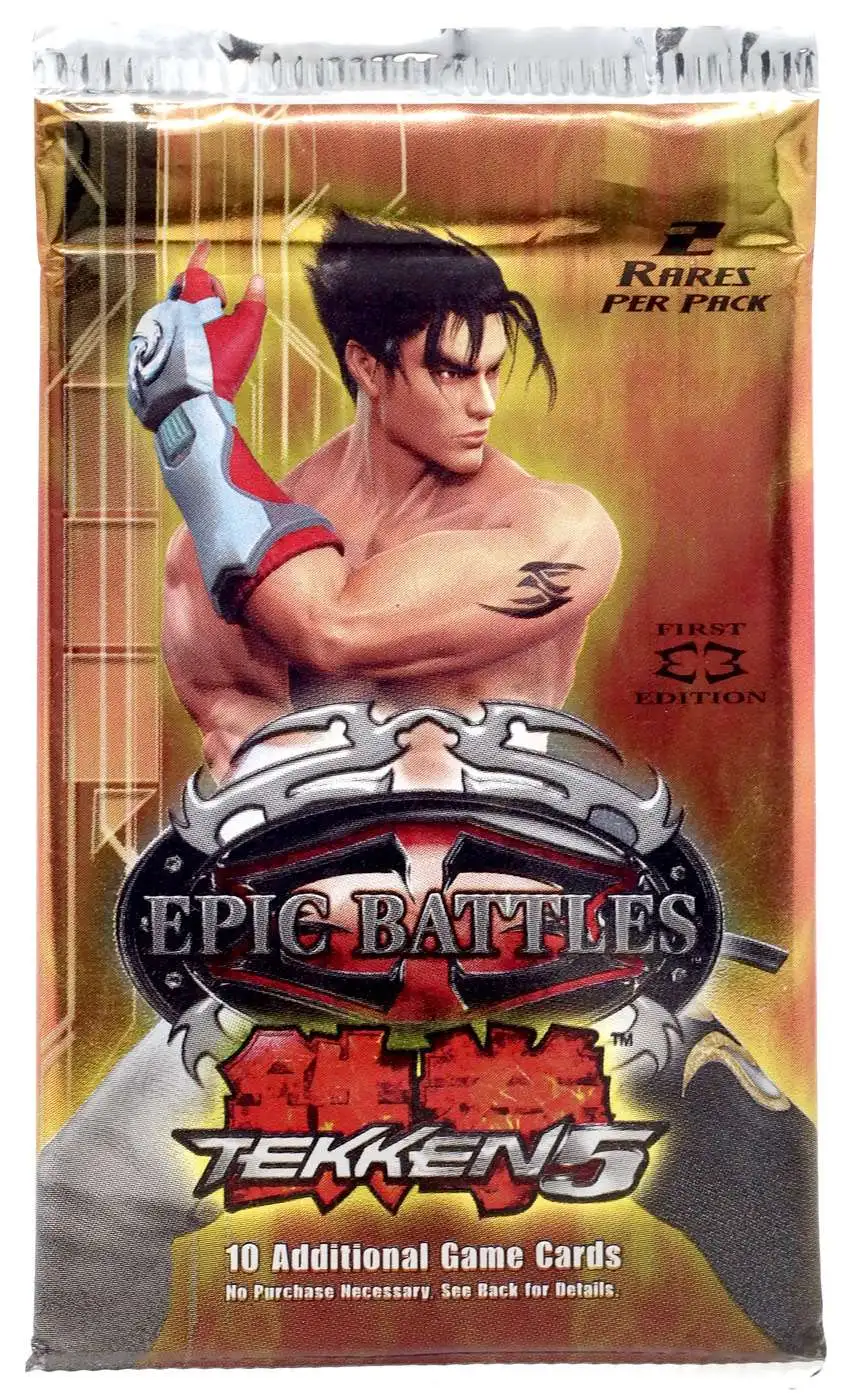 Epic Battles Trading Card Game Tekken 5 Booster Pack