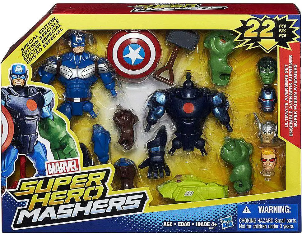Marvel Super Hero Mashers Ultimate Avenger Action Figure [Damaged Package]