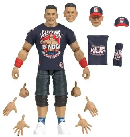 WWE Wrestling Ultimate Edition John Cena Final Match Exclusive Action Figure [10+ Pieces Include Swappable Heads] (Pre-Order ships December)