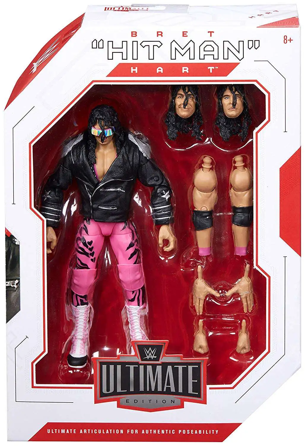 periscoop Amerika geleider WWE Wrestling Ultimate Edition Bret Hart 7 Action Figure Mattel Toys -  ToyWiz