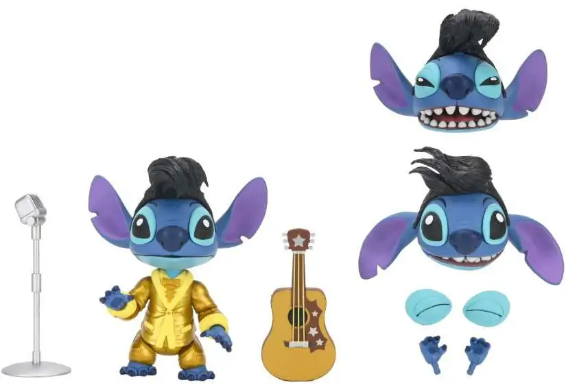 Lilo＆Stitch　ROCKIN ELVIS figure Lilo & Stitch Rockin Elvis Figures Disney Hasbro 2002 for