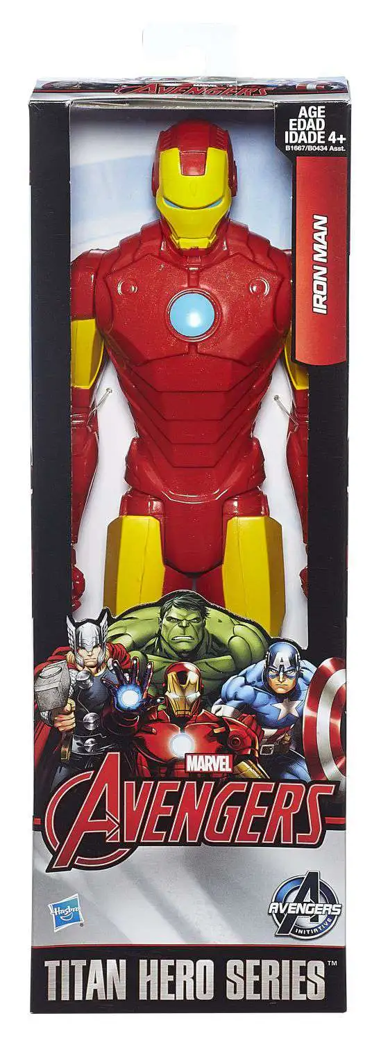 Solitario flotante Lo siento Marvel Avengers Age of Ultron Titan Hero Series Iron Man 12 Action Figure  Hasbro - ToyWiz
