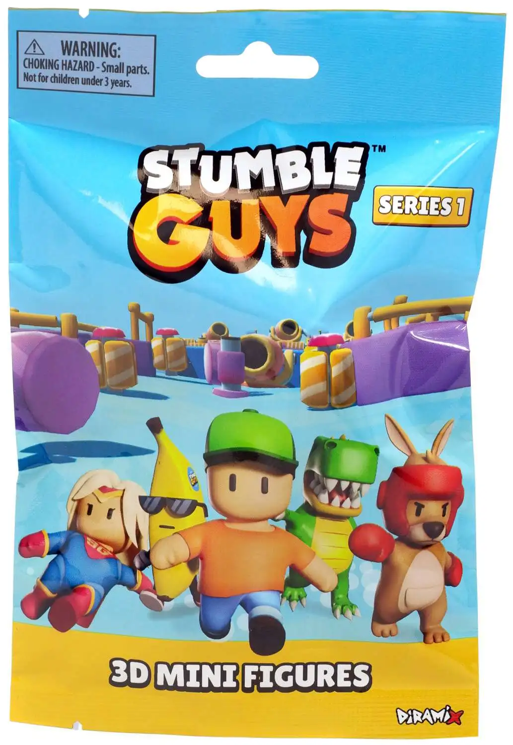 Stumble Guys 3D Mini Figure 2.5-Inch Mystery Pack [1 RANDOM Figure]